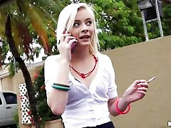 Maddy ann mim takes a facial on pick up