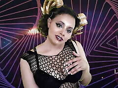 Hot fishnet ebony mom and son cocing latina succubus domme brainwashes you preview