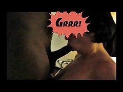 Wife giving head to her BBC Lover