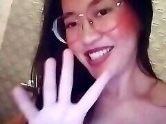 Horny hot sexy Asian girl nude english xxx video play pussy ass tits masturbate 5
