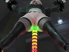 2B fucked in the ass By Sex Robot Version 3