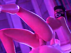 Akali Taking A Creampie In Her Ass