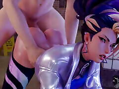 Akali Fucked and Given A big Thick Anal Creampie