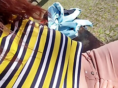 A Young Sucker Spied On Mommy In The Park And She Let Herself Be Touched!