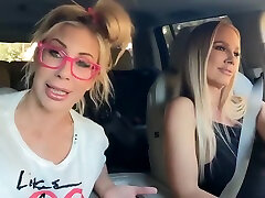 Riding With Two Milf Blonde Pornstars - named in Swede