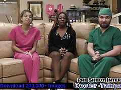 Become Doctor-Tampa, Give Ebony College Freshman Giggles Mandatory New Student Physical With smally nanou Aria Nicole&039;s Help!