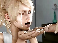 Lady Lunafreya Loves Her Cum