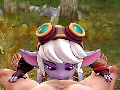 LOL Yordle Sucking A Big Cock