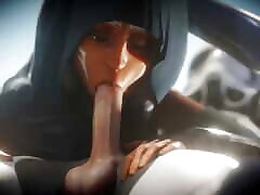 Ahsoka Tano Blowing A Strom Trooper