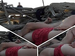 New video 2023-04-30 10:56:50Strangers Caught my wife touching and masturbating my cock on a public rajwap 10sal ki hatmuth beach P1