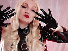 ASMR video: nitrile gloves SFW by Arya Grander