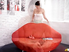 Cherry Blush in A Massive Pair - DownblouseJerk