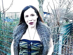 German Mature talk to Real Amateur Fuck by Stranger at Street Casting
