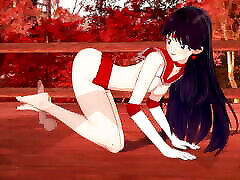 Sailor Mars Footjob - 3D Ashikoki Hentai