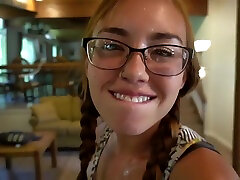Cumpilation Of Braided Teen Cutie