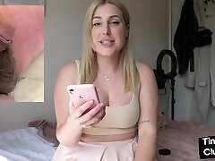 two pumping wife solo busty babe talking dirty about small poor dickies