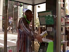 Horny Bald Guy Did Fuck A Chunky Japanese Really Hard After Reading Magazine