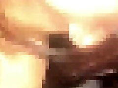 Smartphone personal shooting Home POV of a slender girlfriend full of hickeys on her chest → A large amount of.123