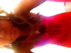 Morena in red