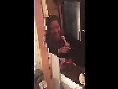 Smartphone personal photography Sex talk is real w erotic cute gal ww who playfully gives a pseudo fellatio du.351