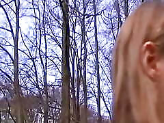 Magnificent blonde chick from Germany sucking a cock on a boat