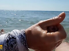 Dominica Dolce In Public Beach Quickie & Wet real wife story full movei Pov - Amateur Couple