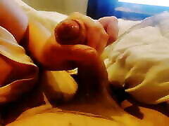 Unmatched close-up handjob and blowjob with cumshot