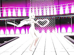 Kiyohime Hentai Dance Fate Grand Order MMD 3D - White Hair Color Edit Smixix
