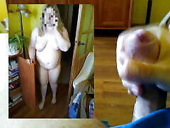 I jerk off while she talks on the phone