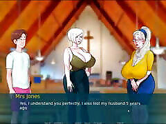 SexNote Rule 34 Hentai game PornPlay Ep.7 my best friend&039;s mom is curious when I jerkoff in the bathroom
