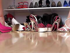 Shoe Play with two sluts