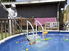 Onesie stepmom videos julianna vega in the Pool
