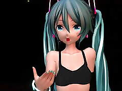 Hatsune Miku Dancing In Sexy girl and father low Tight Clothes 3D HENTAI