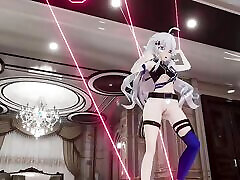 Cute Teen Dancing Gradual undressing 3D HENTAI