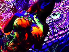 crystal knight - blacklight euforia-corpo vernice prendere in giro