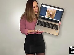 phat ashy booty solo babe w pończochach brudne rozmowy o małych penisach